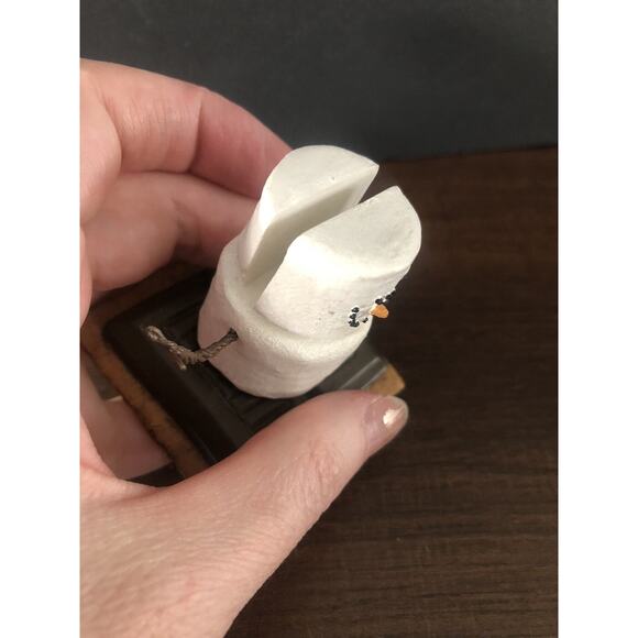 The Original S'mores Card Holder Recipe Stand Figure Marshmallow Christmas Vtg - Picture 2 of 7